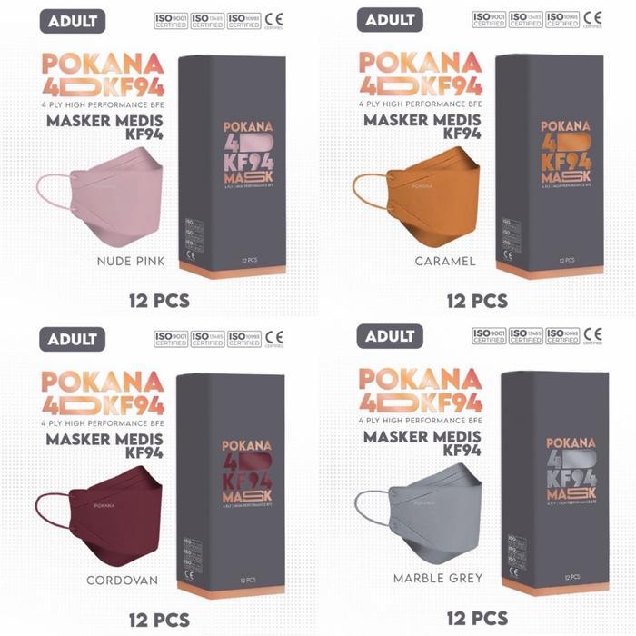 Pokana masker 4D/ kf94 masker pokana
