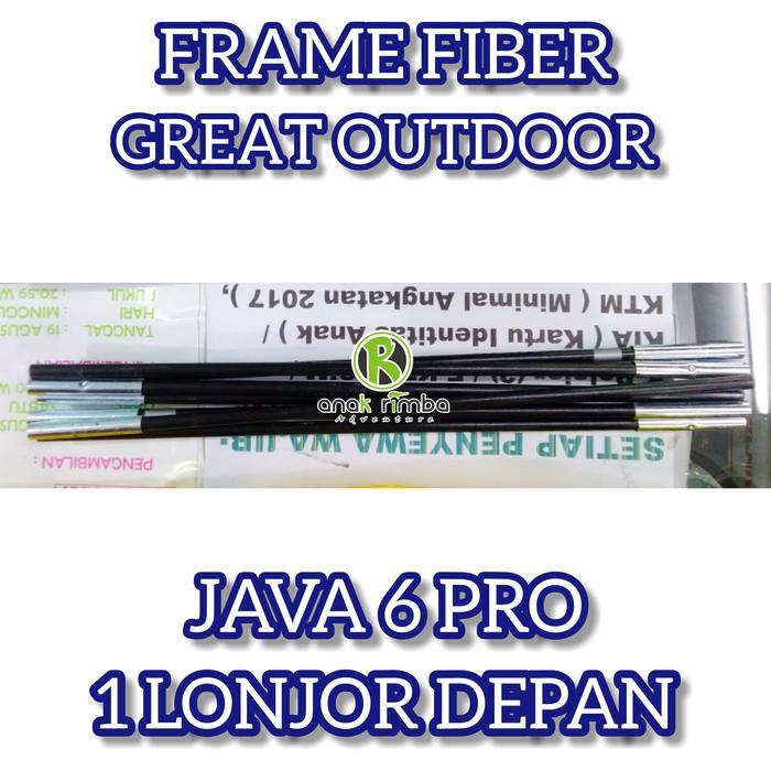 Ready JS 1 LONJOR DEPAN FRAME FIBER Tenda Dome Java 6 Pro, GREAT OUTDOOR