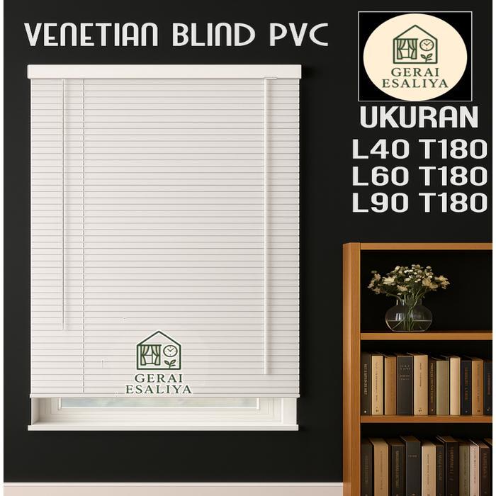 Tirai Jendela Gorden Jendela Pvc Venetian Blind Kerei Jendela Tirai Gulung 40X180 60X180 Tirai
