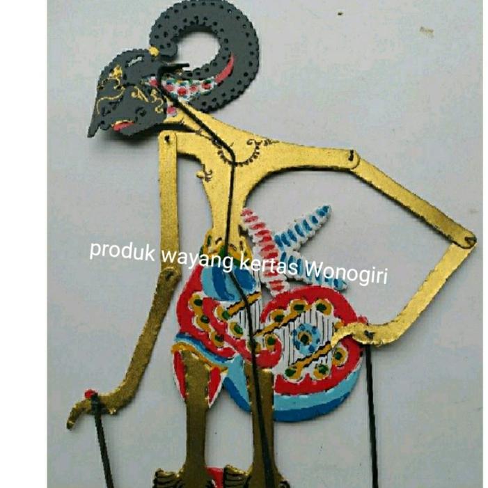 wayang kertas Arjuna janaka Janoko 40 cm