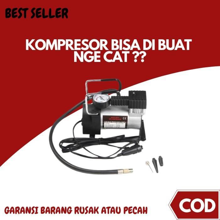 SHAKESPARE KOMPRESOR MINI LISTRIK UNTUK CAT MOTOR DAN MOBIL TERLARIS