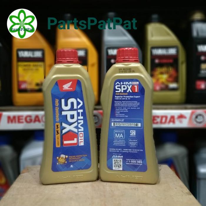 PROMO OLI MESIN AHM OIL OLI SPX1 SPX 1 SPX-1 1LT 1000ML 10W30 10W-30 ASLI