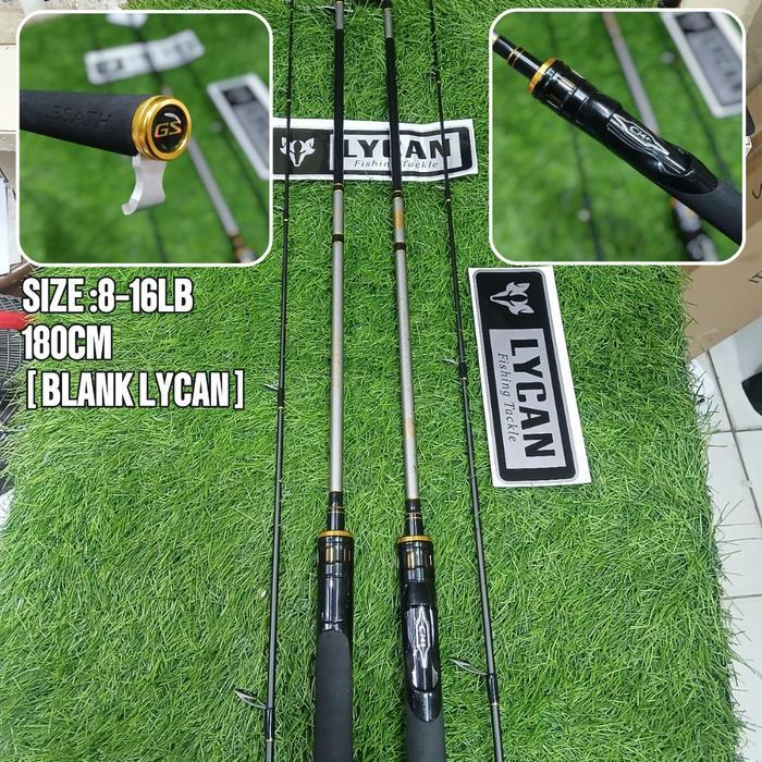 JORAN SHIMANO LESATH GS 8-16lb 180CM dan LESATH GS LIMITED BUNGLON FULL FUJI - joran pancing shimano