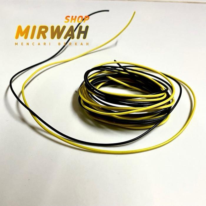 EKSLUSIF Kabel Kecil (Per Meter) Hitam Kuning Putih Biru Hijau Merah Kabel Serabut Kecil satu set