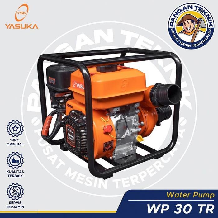 MESIN WATER PUMP/POMPA ALKON/TAMBANG WP-30FS / WP-30TR  YASUKA 3" - Wp30TR/8Hpx3inchi