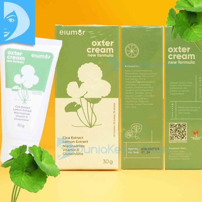ELUMOR OXTER CREAM ORIGINAL OXTERWHITE SERUM PEMUTIH KETIAK SELANGKANG