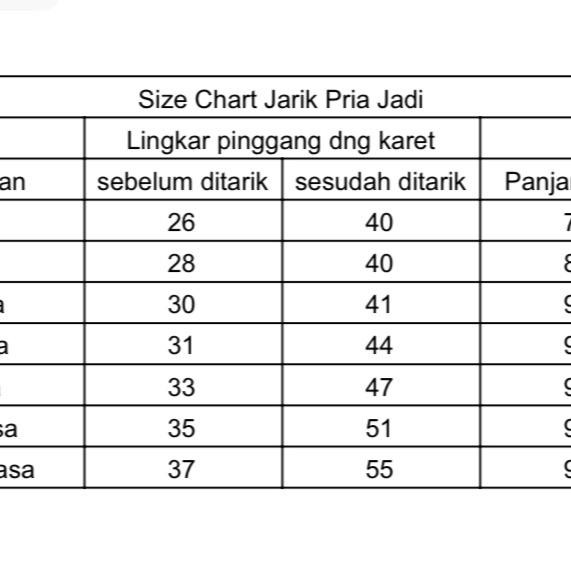 mitra Kain Barik Jarik Jadi / Sembong Pria Anak dan Dewasa