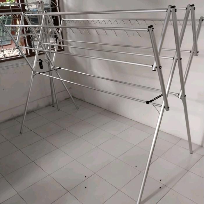 Jemuran Aluminium Bina Karya Jumbo Silver