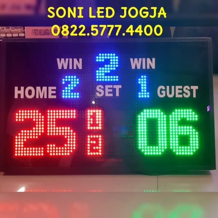 TERLARIS Papan skor voli , led skor digital voley, batminton,bulutangkis, volly READY STOCK