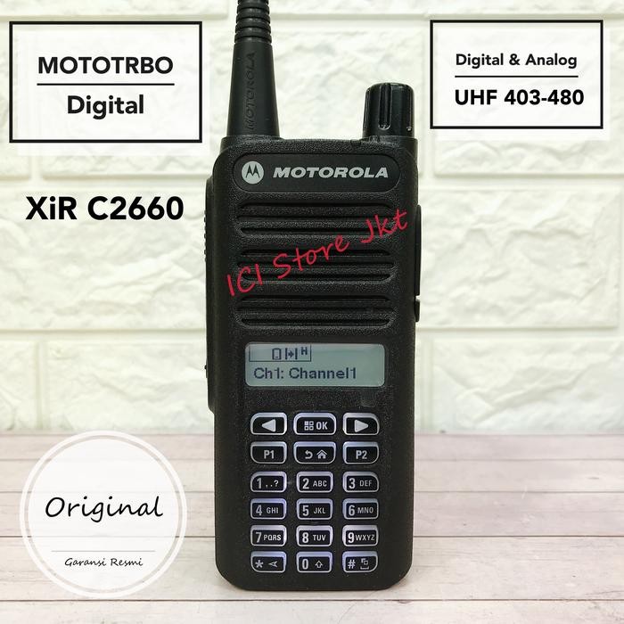 HT Motorola Xir C2660 UHF (garansi resmi)