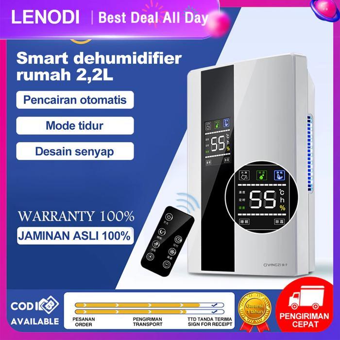 New Dehumidifier rumah pintar 2,2L/pengering udara LCD/dehumidifier 2,2L