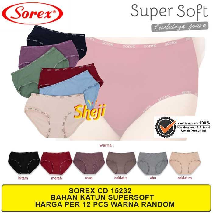 1 LUSIN CELANA DALAM WANITA SOREX CD 15232