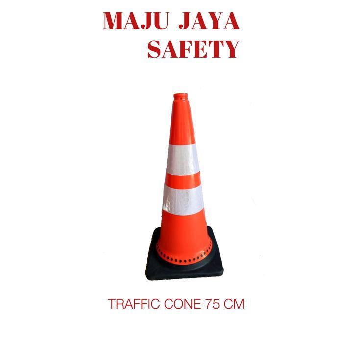randika CONE KERUCUT 75CM / TRAFFIC CONE 75CM /SAFETY CONE 75CM MURAH SARANG TAWON PREMIUM