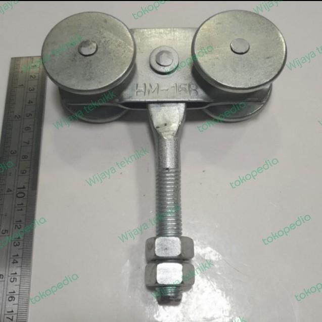 Roda Pintu Gantung Roda Pintu Atas Henderson Double Wheel Roda Gantung Original