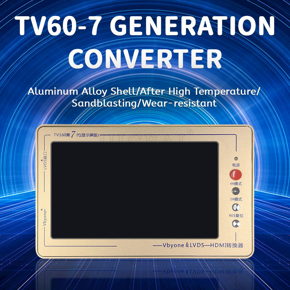 Original Brand TV160 Mainboard Converter 7 inch 1024*600 Display Screen Test Tools 7th Series Set Ge