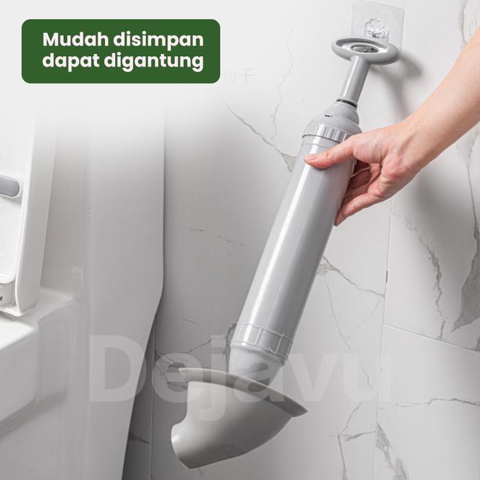 Dejavu Penyedot Wc Fleksibel Pump Toilet Plunger Pompa Wc Duduk Mampet Pembersih Saluran Pipa