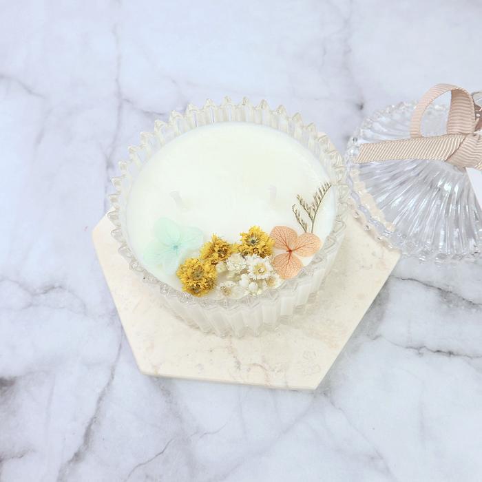 Terlaris Crystal Jar Premium Scented Candle / Lilin Aromaterapi Souvenir Wedding / Hampers Kado