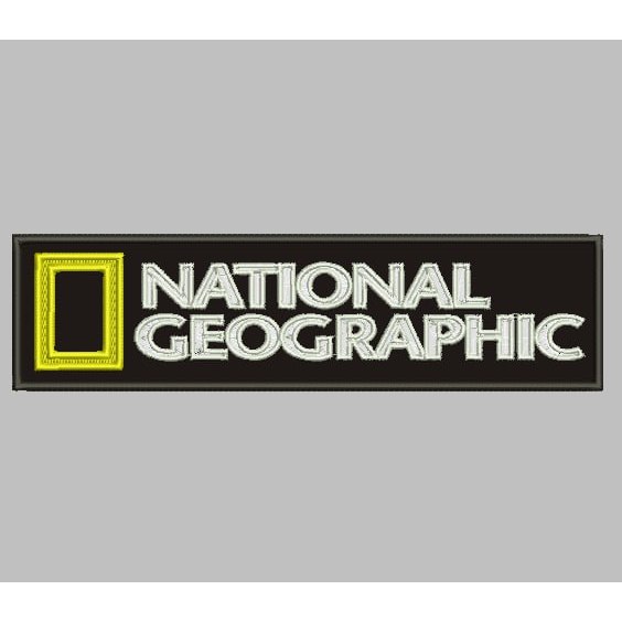 BCP-770 PATCH NATIONAL GEOGRAPHIC VOL1 ADVENTURE OUTDOOR/HIKING BORDIR/EMBROIDERY