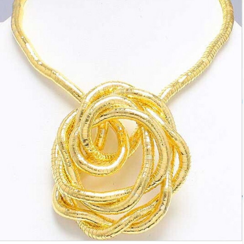 New Bendable Snake Necklace Bendable Gold Silver Necklace Flexible Bracelet Twistable Snake Choker