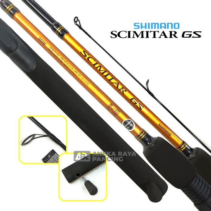 Joran Spinning Shimano Scimitar GS S60M/MH 180CM Galatama Series Aneka Raya Pancing