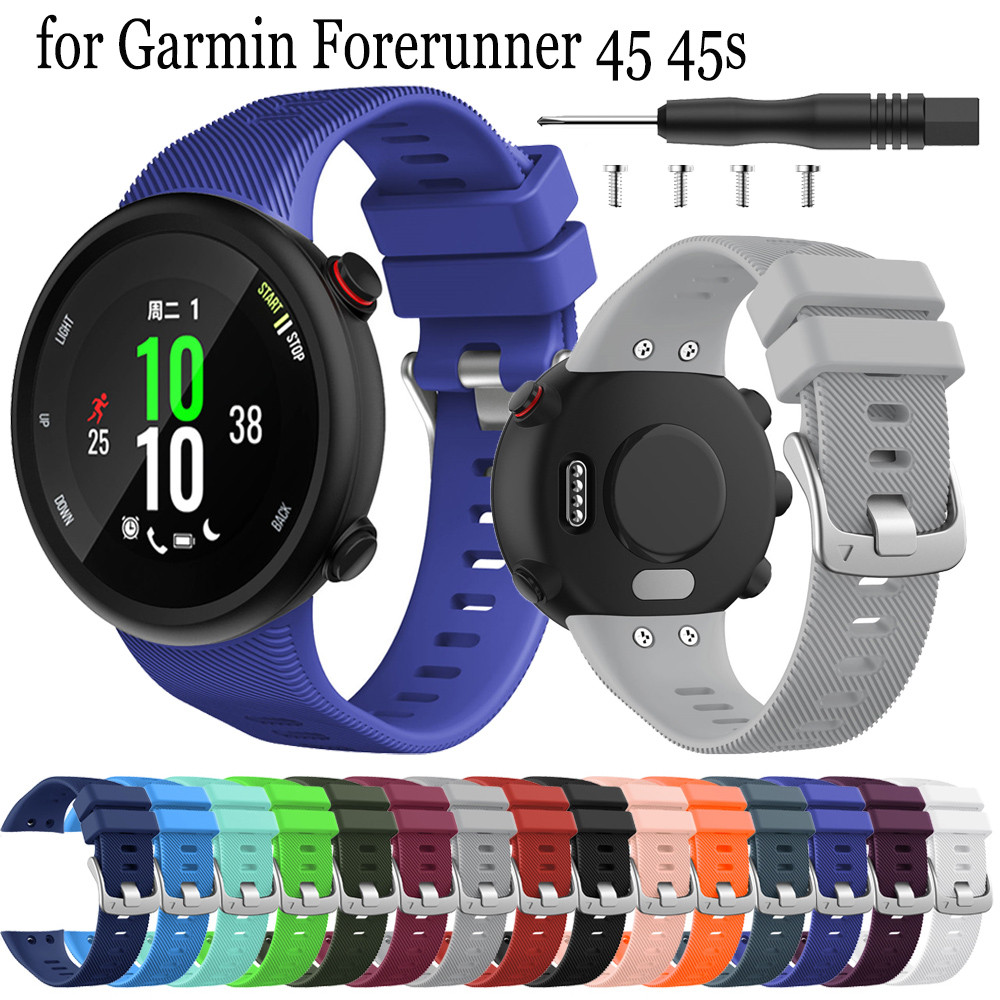 Wristband Band Stra For Garmin Forerunner 45 45S Silicone Replacement Smart Watch Fashion Strap