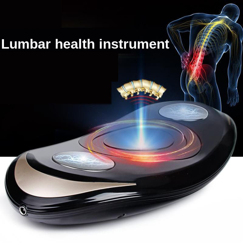 Traction Lumbar High Frequency Vibration Massager For Waist Hot