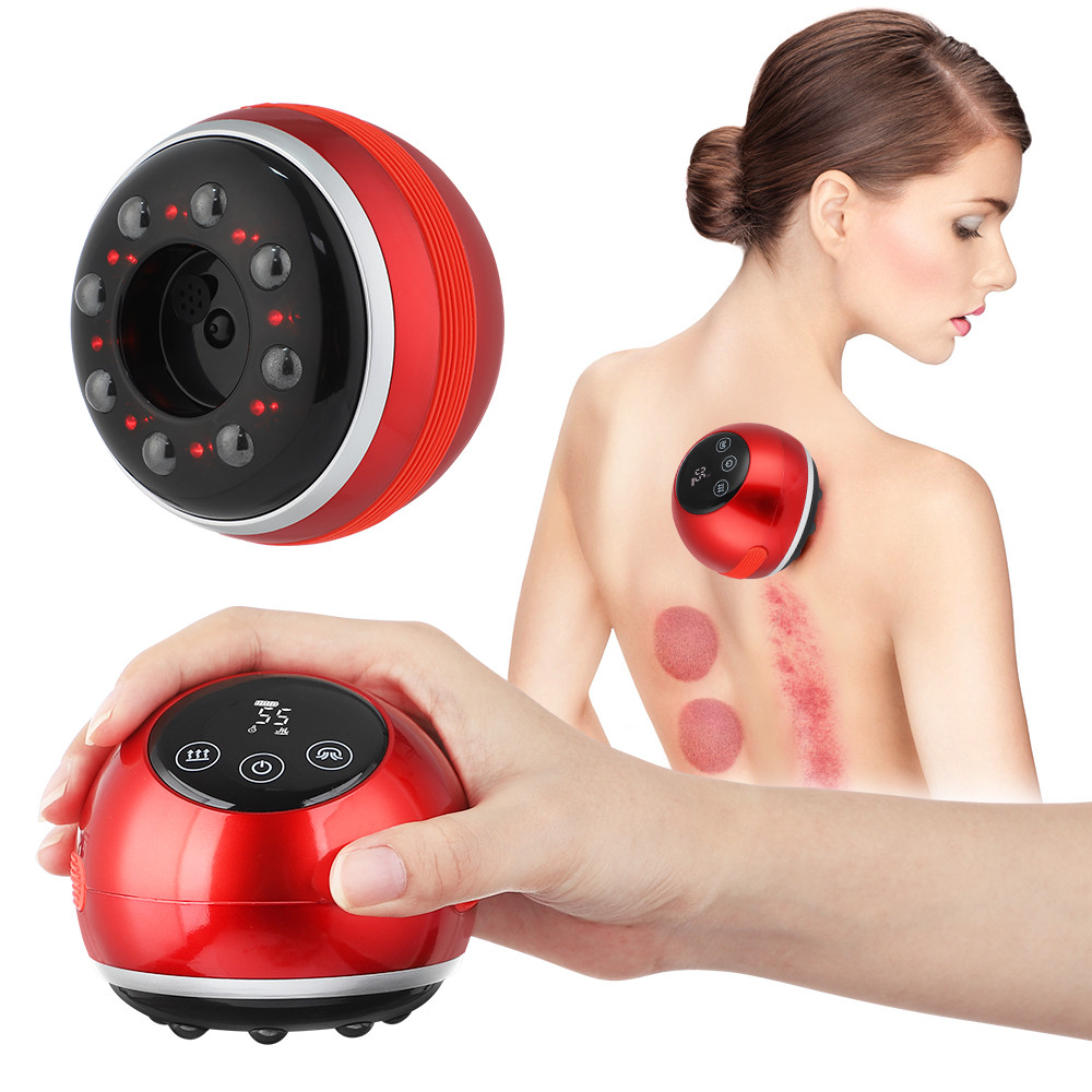 Eletric Heating Vacuum Cupping Guasha Machine Massage Body Scraping