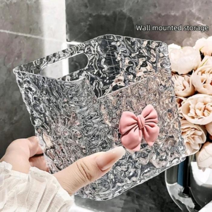 Ready Tempat Kosmetik Tempel Dinding / Tempat Aksesoris Serbaguna