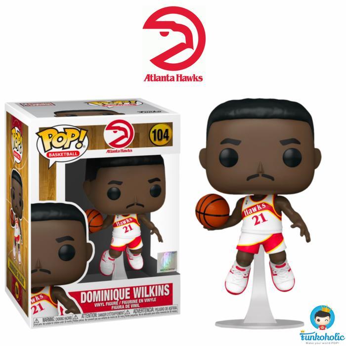 Funko Pop Basketball Nba Atlanta Hawks - Dominique Wilkins #104