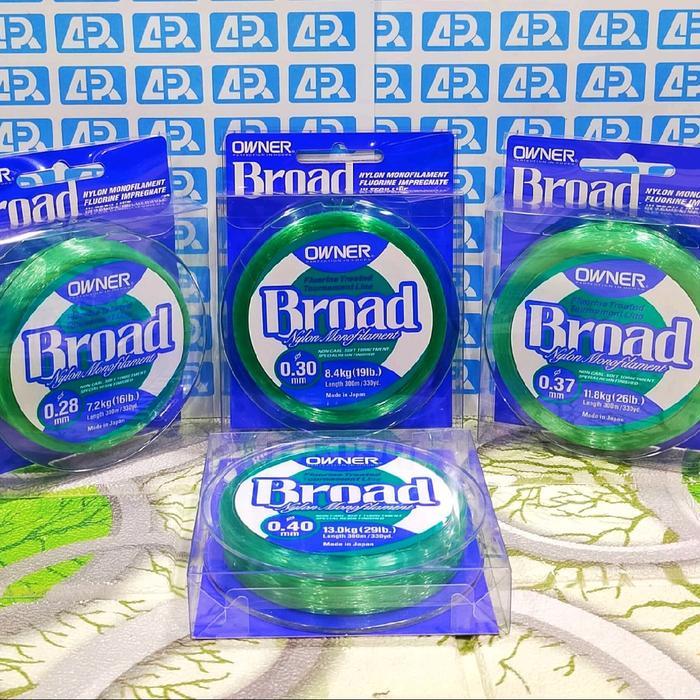 SENAR OWNER BROAD NYLON 300M 0.20,0.28,0.30,0.37,0.40