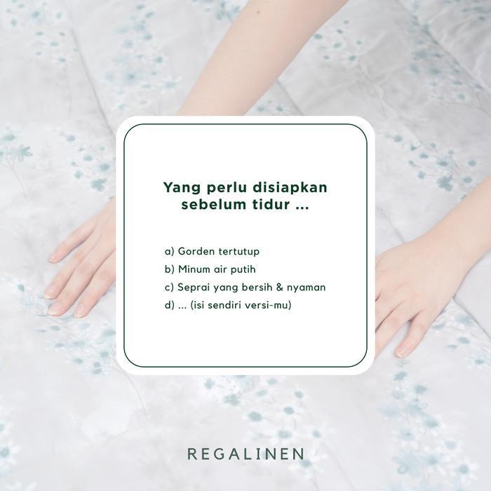 Selimut Tipis REGALINEN Bedcover Travel Duvet Light Weight Blanket Egyptian Cotton Japanese Tencel