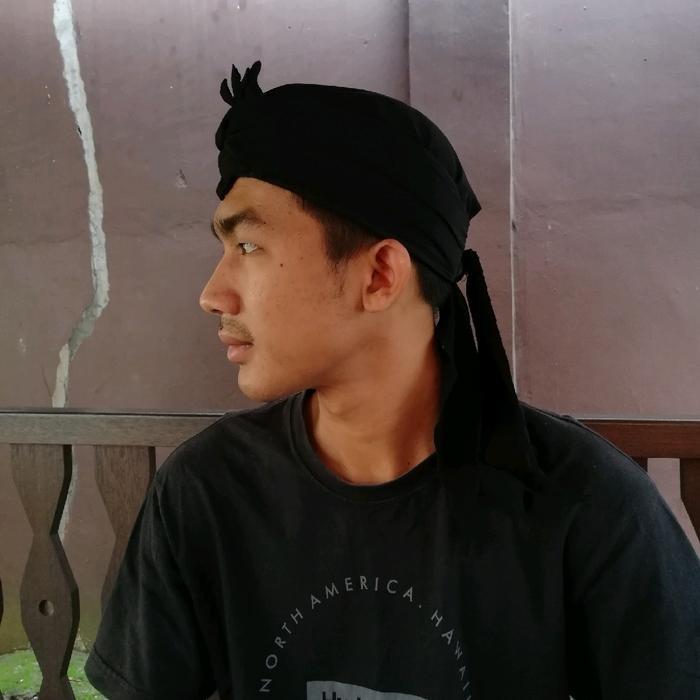 IKET UDENG SUNDA HITAM POLOS BLANGKON JAWA MURAH