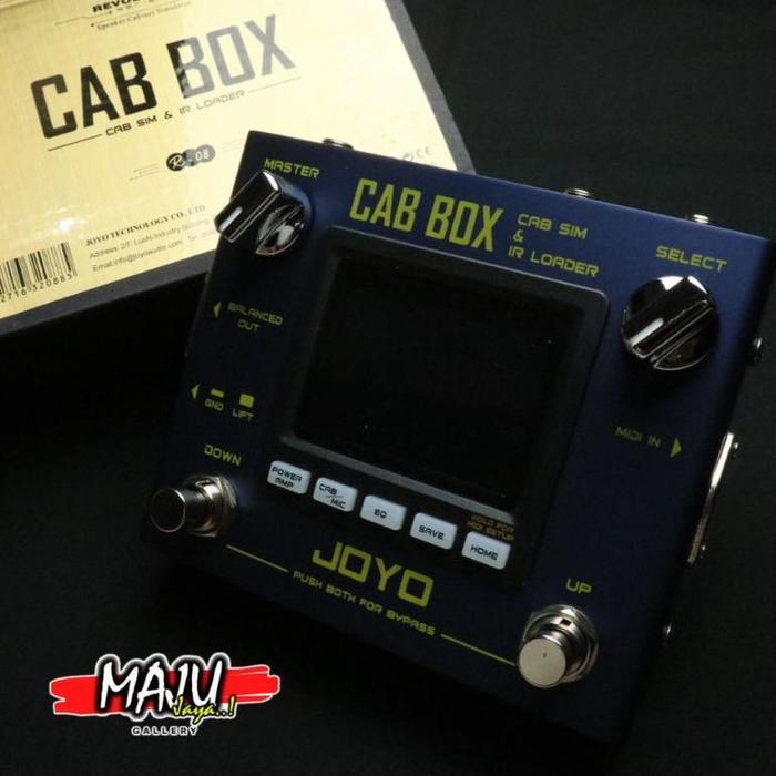 efek gitar bass akustik elektrik Joyo R-8 cab box or cabinet simulator + IR loader