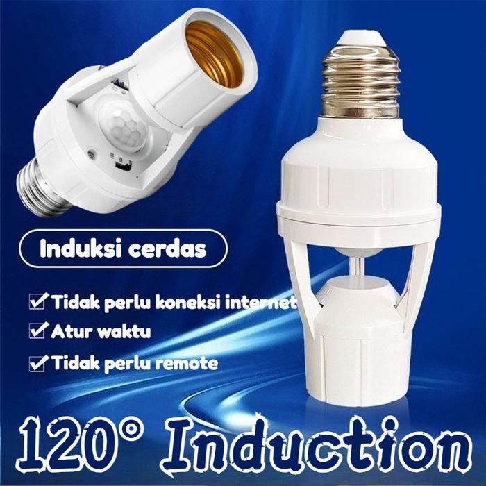 Fitting Lampu Bohlam /Fitting Lampu Bohlam Sensor/ Gerak Otomatis Bohlam Sensor/ Lampu Sensor