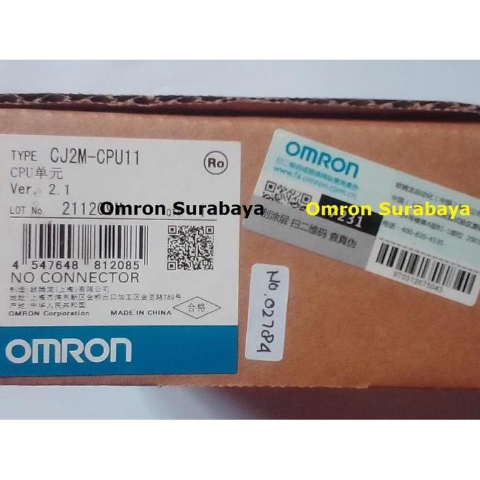 Cj2M-Cpu11 Plc Omron Cj2M-Cpu11 Terbaru 