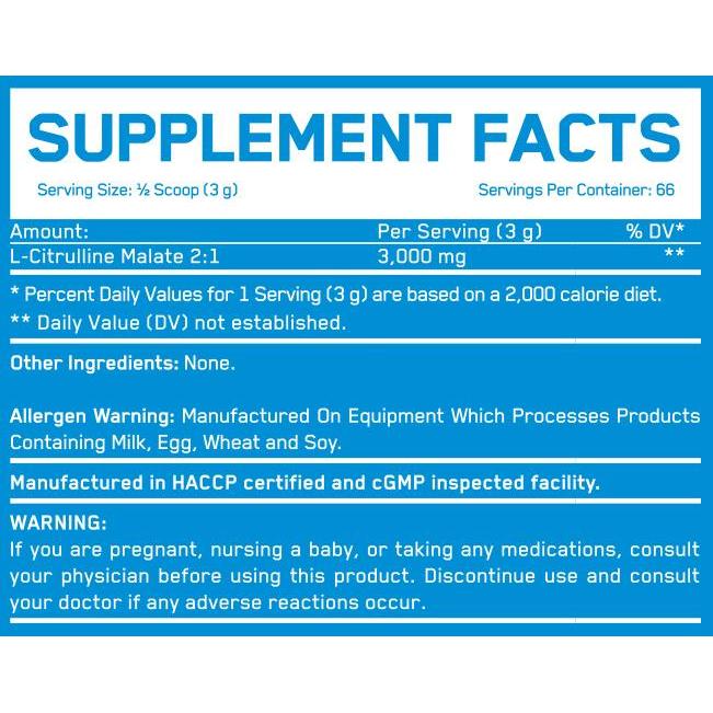 Everbuild Nutrition Pure Citrulline Malate 200Gram Citrulline #Gratisongkir