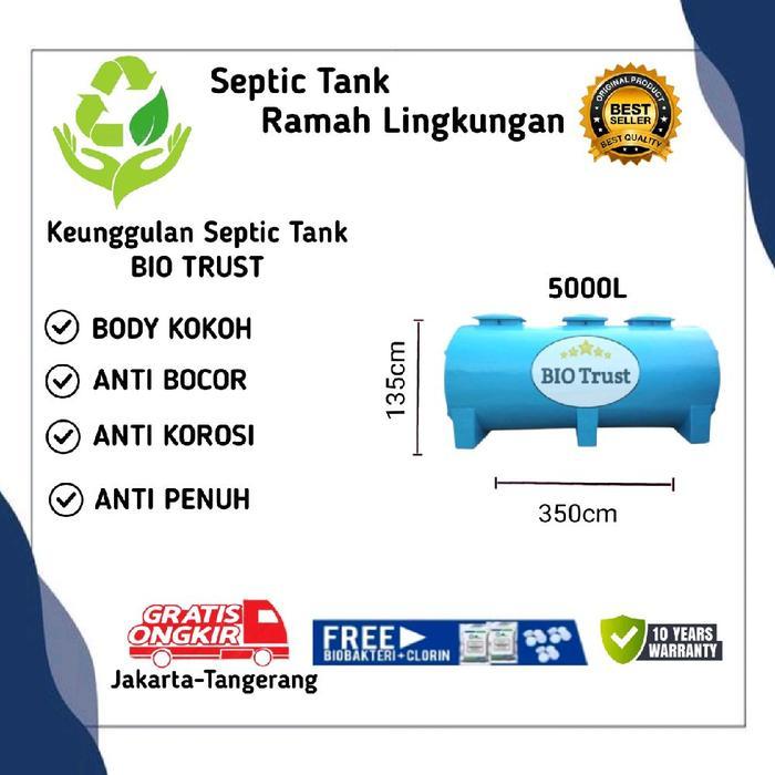 Bio Septictank Biotrust, Biotech,Biofill5000L Terbaru 