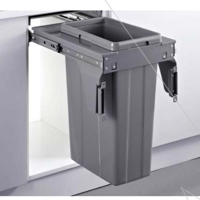 waste bin tong sampah slow motion grey VITCO