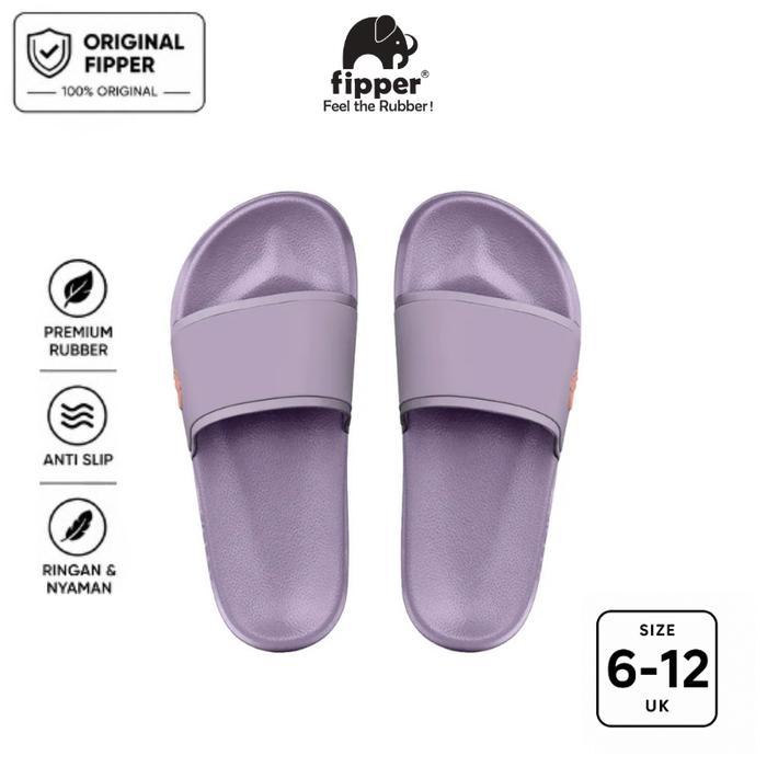 Fipper Slip On Sandal Anti Slip Pria Wanita Original Ringan Nyaman Violet Rock / Violet Rock / Pink
