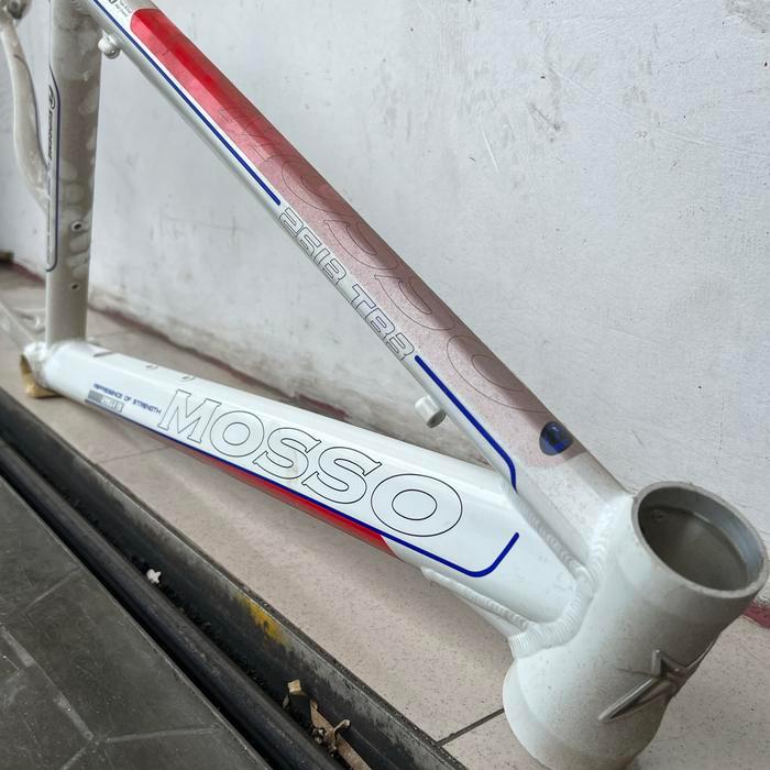 Khusus Grab Frame Mtb 26 Mosso 2613 Triple Butted Alloy Putih Original Taiwan Disc