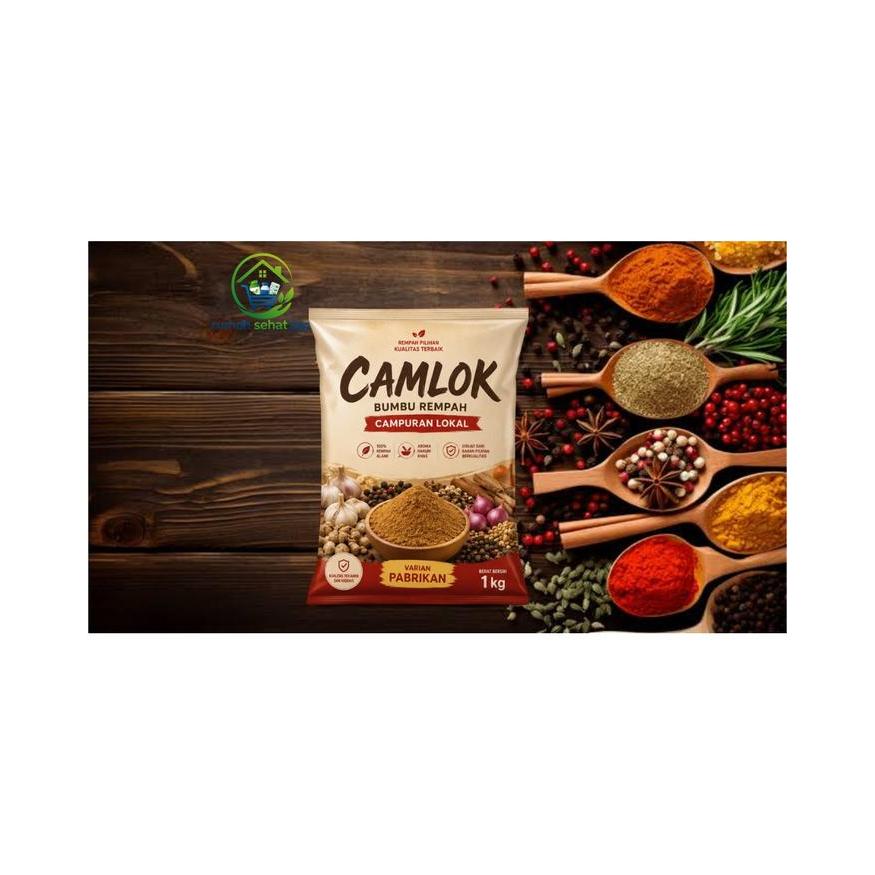 Camlok Bumbu Rempah Campuran Lokal 1kg, Varian Buah & Pabrik, Halal, Tanpa Bahan Tambahan