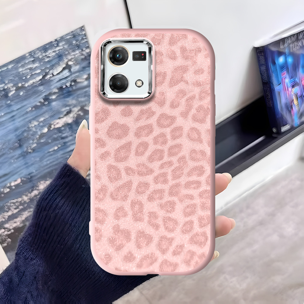 Casing Hp Untuk OPPO Reno 7 8 F21 Pro 4G Softcase Phone Case Fashion Leopard print 6176 PDD Sofcase 