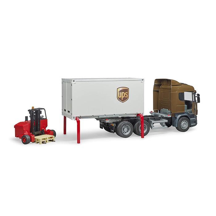 Bruder 3582 - Scania Super 560R UPS Logisti tru with forklift