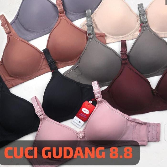 Flash Sale Obral Bra Oreo Paket Isi 5 Bh Polos Bra Polos Varian Terbaru Bellehijabshop Original
