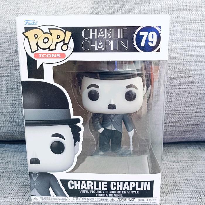 HOT SALE FUNKO POP ICONS CHARLIE CHAPLIN - CHARLIE CHAPLIN #79 TERMURAH