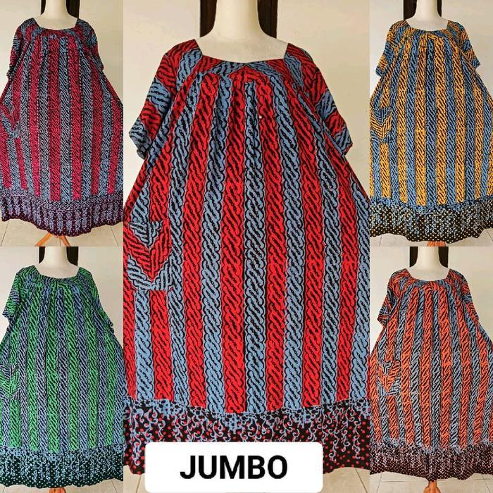 DASTER BL CETAK SOLO UKURAN JUMBO LD 150-160 - PINK