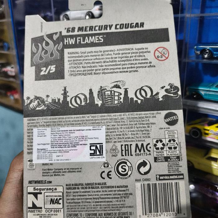 HOTWHEELS '68 MERCURY COUGAR (SUPER TREASURE HUNT), WITH SIGN BY DIPO (GARASI DRIFT)