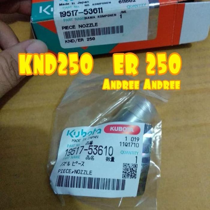 BERKUALITAS KND250 ER250 Nozzle Jarum Minyak Nojel Kubota KND ER 250 Original