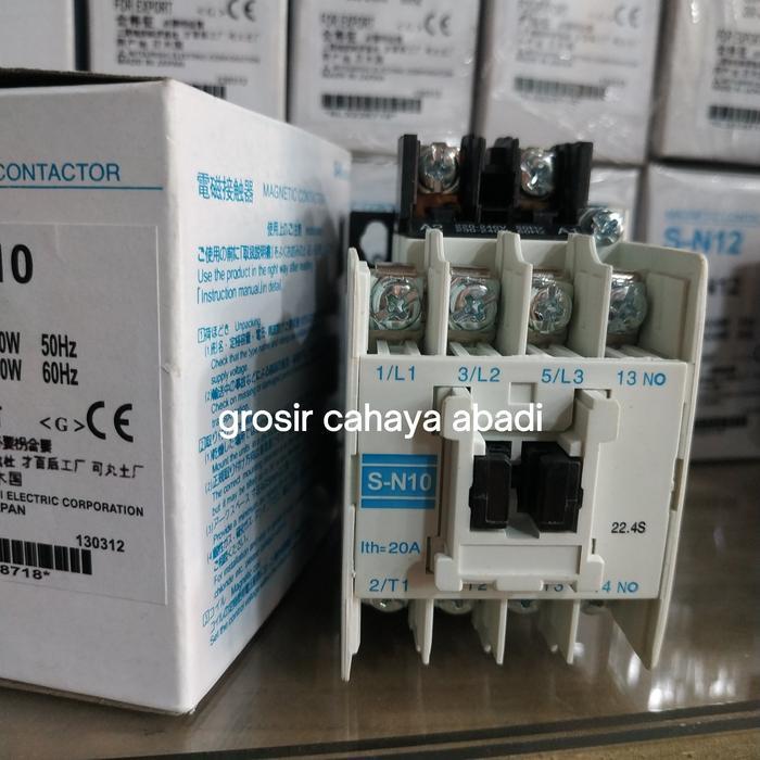KONTAKTOR MITSUBISHI SN10/10 110VAC 3PHASE 20A/KONTAKTOR 20A