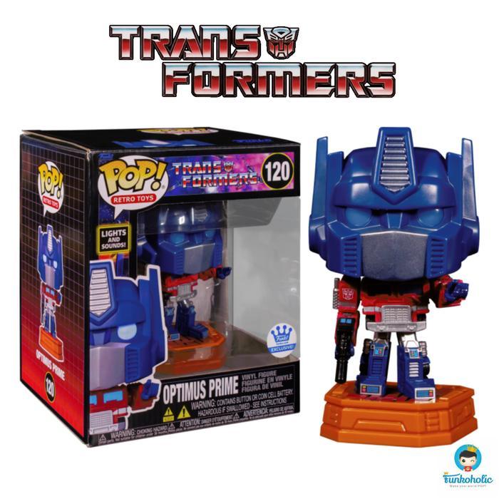 FUNKO POP TRANSFORMERS - OPTIMUS PRIME WITH LIGHTS & SOUNDS #120